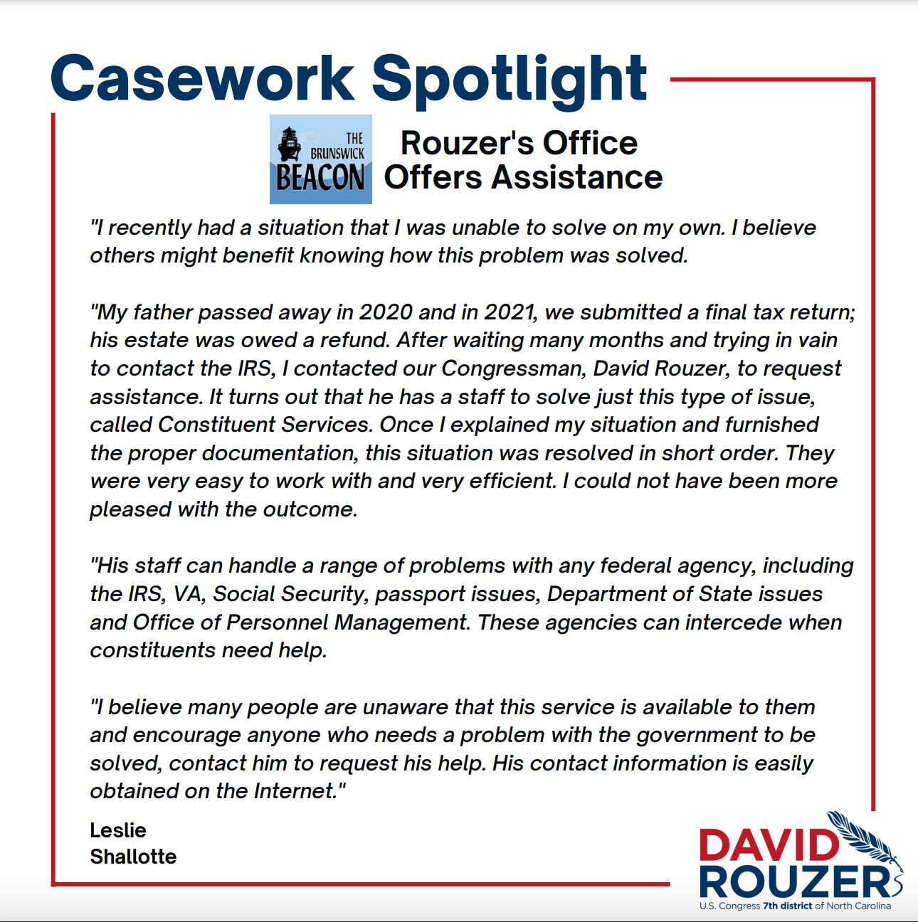 Casework IRS