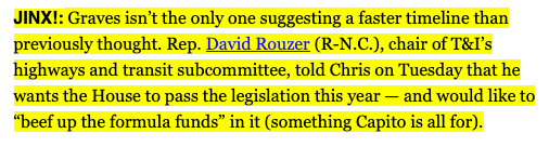 politico faster timeline