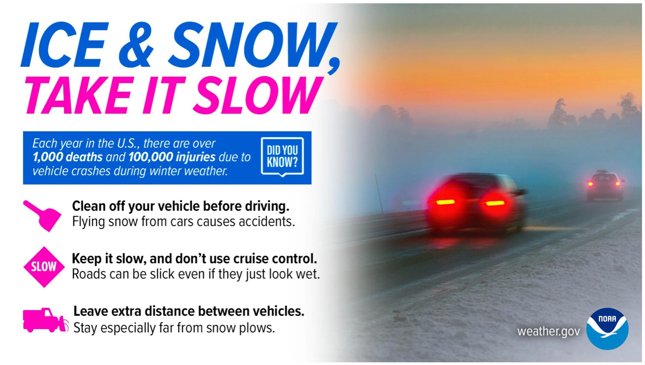 Ice and Snow, Take it Slow