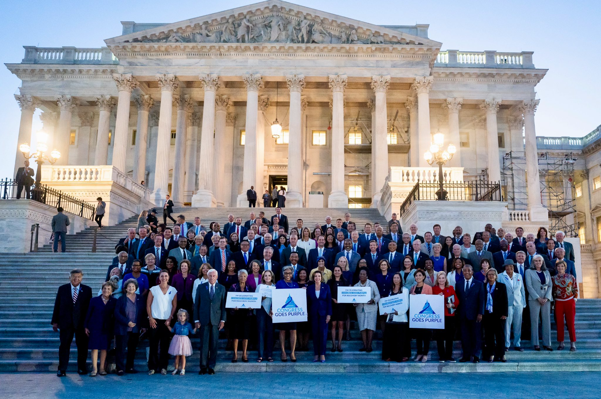 Congress Goes Purple